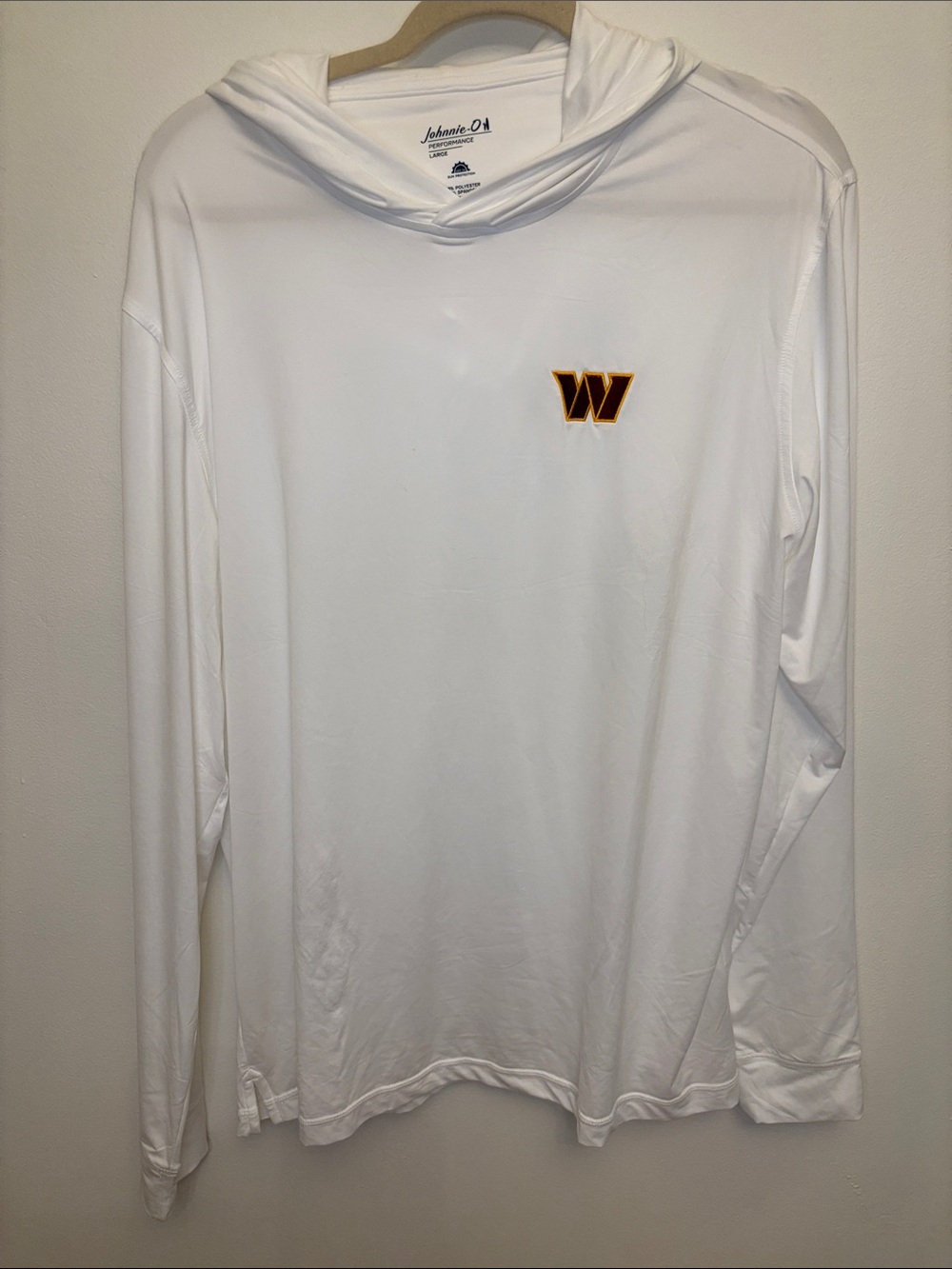 Johnnie-O Washington Commanders Talon Performance Hoodie – Size L New